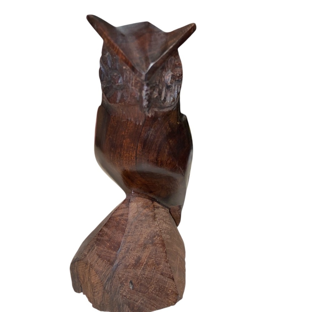 Stylized Brown Owl Decor Accent